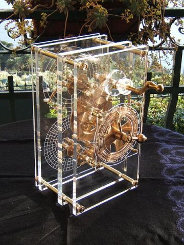 Modelo del mecanismo de Anticitera realizado por Mogi Vicentini en 2007